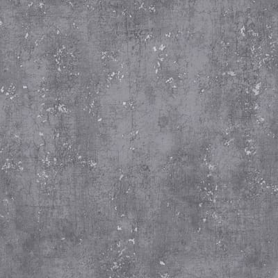 Steen tegel behang Profhome 378403-GU vliesbehang licht gestructureerd in steen look mat antraciet 5,33 m2
