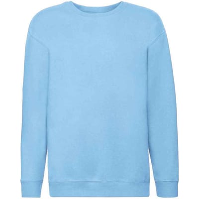 Fruit of the Loom Sweatshirt met Drop Shoulder voor Kinderen/Kinderen (Sky)