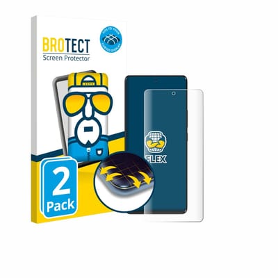BROTECT - Screenprotector voor iiiF150 Action 15 Pro - Folie Beschermfolie transparant volledig dekking - 2 Stuks