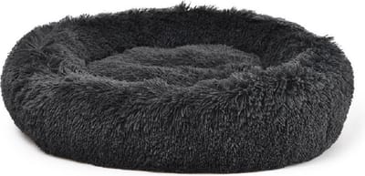 Topmast Fluffy Donut Hondenmand Hondenkussen - 80 cm - Antraciet - AKTIE