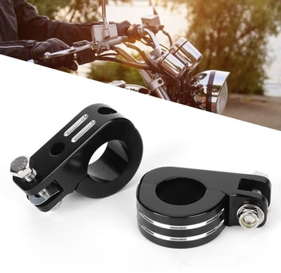 Dailygoods- Voetsteunmontageklem Eenvoudige Installatie - Voetsteunbeugel - Duurzaam Aluminium - Comfortabele Rijpositie - Universele Passend - Voor Motorfiets - Voetsteun