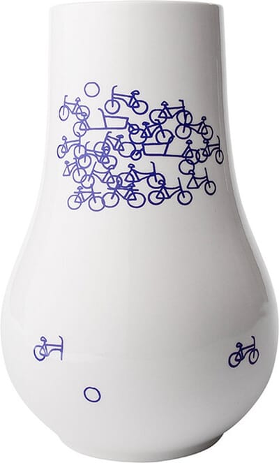 Buikvaas De Blauwe Fiets nr.1 - Keramiek - 20 cm