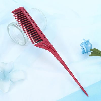 Haarverzorging Haarstyling Modelleringskam Lichtgewicht Kapsalon Benodigdheden Kam (Roze) rood
