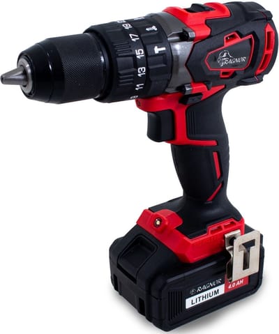 Accu Klopboor- & Schroefmachine 18 V (Body Only) – Compact & Krachtig | Borstelloze Motor – 2 Snelheden, 21+1 Koppelstanden – 13 mm Metalen Snelspanboorkop, LED-Werklamp – Licht & Ergonomisch