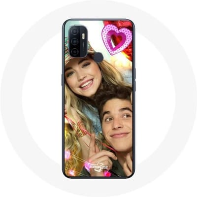 Oppo A53 hoesje Achtervolg je dromen Mía Cáceres en Álvaro Paz Go! Leef op jouw manier