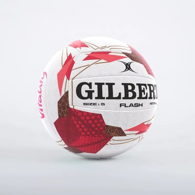 Gilbert Netball Flash Ball - Size 5 - Country Flash Ball