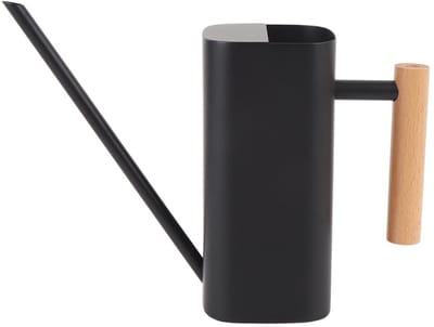 longziming -1L Waterkoker met Lange Tuit – Waterkoker met Houten Handvat – Tuinsproeifles – Nauwkeurig Gieten – Duurzaam Materiaal – Ergonomisch Handvat – Compact en Handig