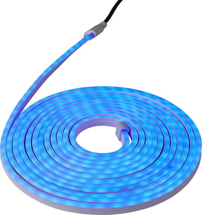 Star Trading LED koordlamp Neoled Reel, blauw, 24W, buiten, plat, 6m