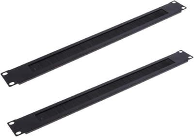 Rack Mount Blinde Platen - Netwerk Paneel - Serverkast Inrichting - 19 Inch 1U Formaat - 48cm Breed - Zwart