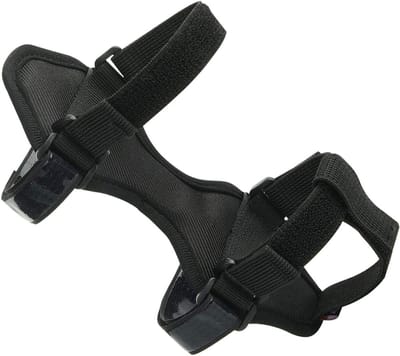 Bicycle Speaker Mount - Adjustable Strap - Roll Bar Magic Sticker - PU Speaker Mount Bike Belt voor de meeste fietsen - Draagbare Speaker (Zwart)