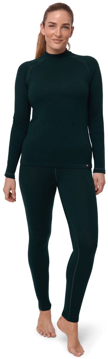 DANISH ENDURANCE Merino Thermoset - Extreme Kou - voor Vrouwen - Donkergroen - Maat L