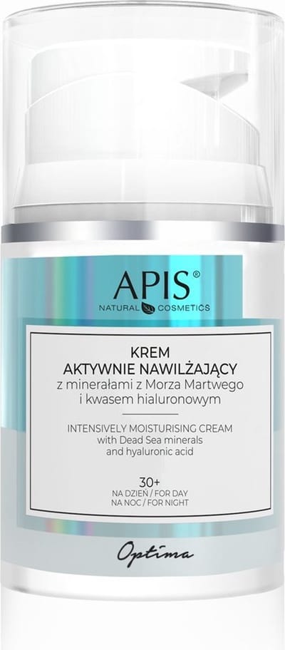 Actieve vochtinbrengende crème met Dode Zee-mineralen en hyaluronzuur 30+ 50ml