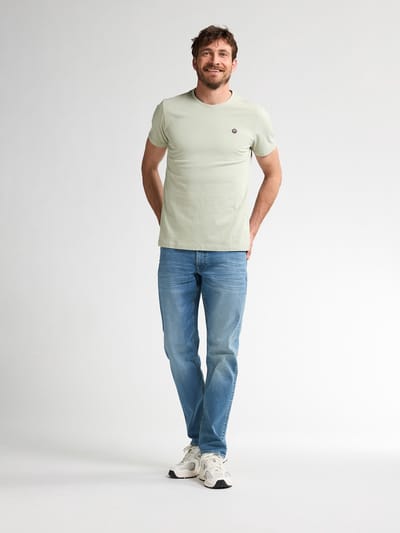Petrol Industries Russel Spijkerbroek Heren - Regular Tapered Fit - Essentials Collection - Stretch Denim Jeans - 6 Zakken Broek - Blauw - Maat W28L30