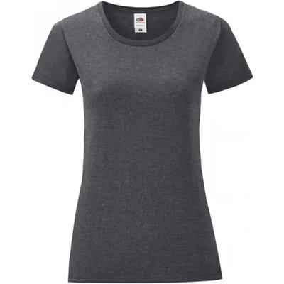 Dames-T-shirt Fruit of the Loom Iconic 150