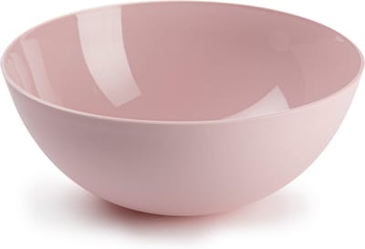 Plasticforte Serveerschaal/Saladeschaal - D25 x H10 cm - kunststof - roze - 2,5 liter