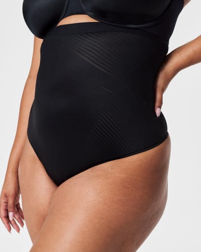 SPANXshape™ Invisible High-Waisted Thong - Kleur Zwart - Maat L