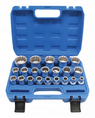 Stanley SATRA S-SHS21 - Dopsleutelset - 1/2" Aandrijving - 12-kantig - Cr-V Staal