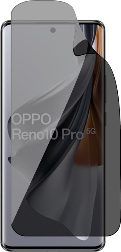 Privacy Screenprotector geschikt voor Oppo Reno 10 / 10 Pro - 1x FlexGuard Screen Protector