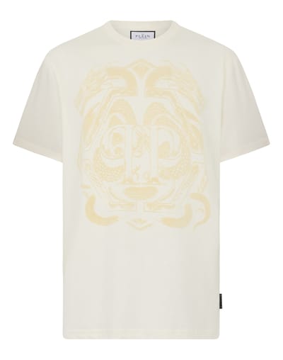 Printed Round Neck T-Shirt Dragon