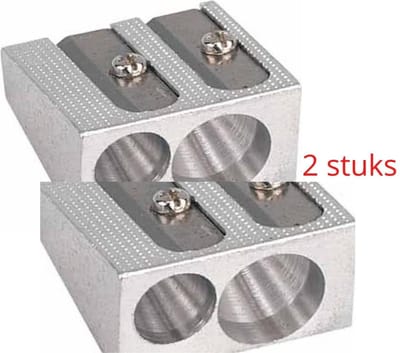 2xPuntenslijpers |Pootloodslijper 2 gaten | Puntslijper