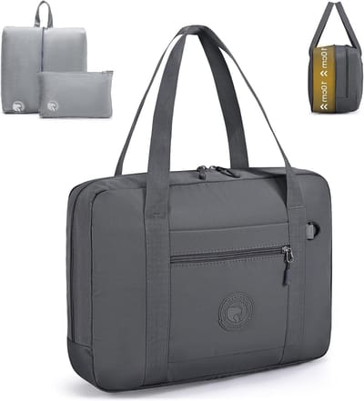 Uitbreidbare Reistas voor Cabin Bagage 40x30x10 - Geschikt voor Lufthansa, Transavia en Ryanair - Handbagage voor Vrouwen en Mannen met Toilettas en Praktische Opbergruimte