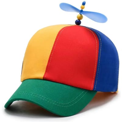 Unisex Propeller Splicing Baseballpetten Lente Herfst Buiten Verstelbaar Casual Petten Zonbescherming Pet red