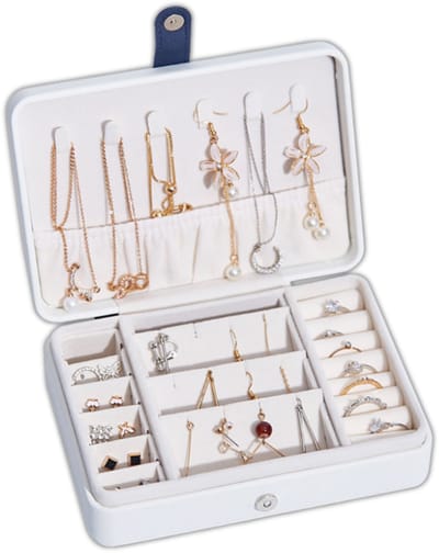 Belleza Luxe Sieradenhouder - Juwelendoos – Kunstleder – Handig