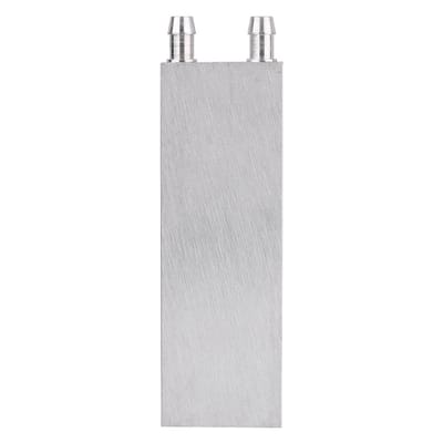 Waterkoelblok - Koellichaam - Systeemkoeling - Dubbele U-vorm - 40x80x12mm - Aluminium