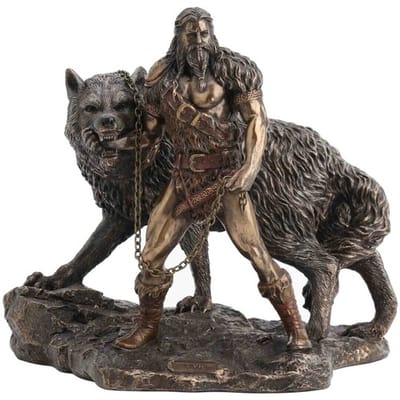 Beeldjes Signes Grimalt Tyr En Fenrir Spelen Een Rol In De Film.