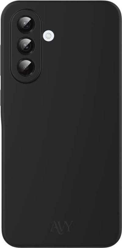 AVY Hoesje geschikt voor Samsung Galaxy A56 / A36 | Compatibel met MagSafe | Back Cover | Liquid Silicone | Comfortabel in de Hand | Zwart