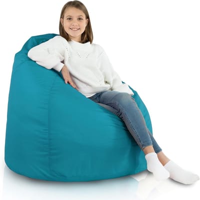 XL Zitzak Blauw 90x115 cm - Grote Zitzak voor Binnen en Buiten met EPS Vulling