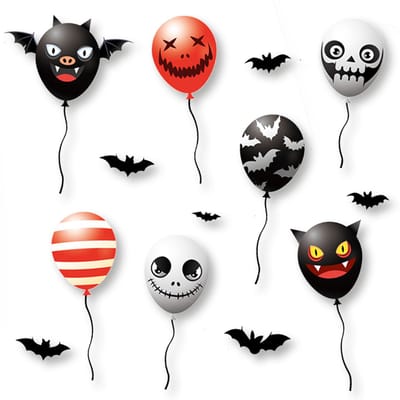 Q2P - Halloween - Raamstickers - Decoratie - Vleermuis Versiering - Stickers - Raamstickers Kinderen - Statisch