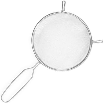 HENDI Passeerzeef – Metalen – Vertind – 323x160x65 mm – Niet vaatwasserbestendig