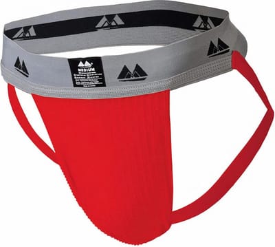 MM Sports Original Edition Swimmer/Jogger Jockstrap 2 inch Red - MAAT S - Heren Ondergoed - Jockstrap voor Man - Mannen Jock