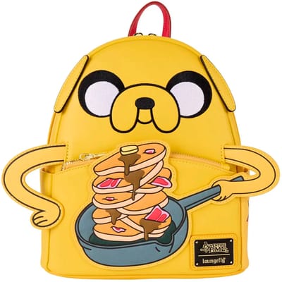 Loungefly - Mini Backpack Adventure Time - Tijd voor Avontuur Rugtas - Jake The Dog Rugzak - Geel