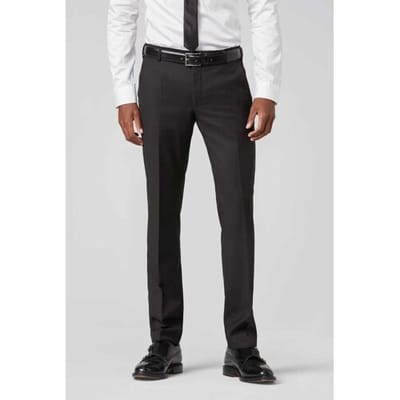 Broek Bonn Meyer Exclusive Super 110 Natural Stretch Zwart / male