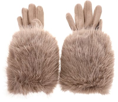 Taupe Pinzolo handschoenen OLG16844