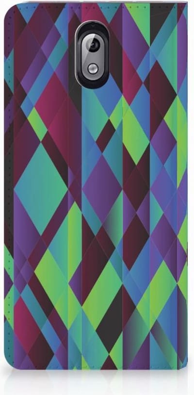 Nokia 3.1 (2018) Stand Case Abstract Green Blue