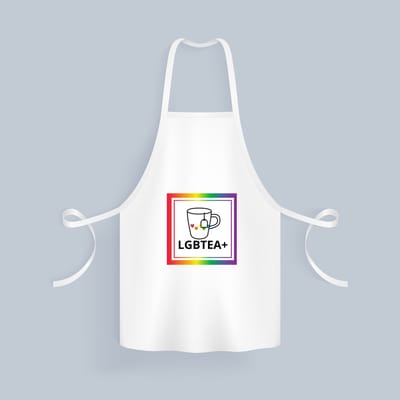 Akyol - pride cadeau Keukenschort - Lgbt pride - pride vlag - gay cadeau - gay pride accessoires - homo - lgbtq vlag - accessoires - cadeau - met tekst - - 82 bij 71 cm