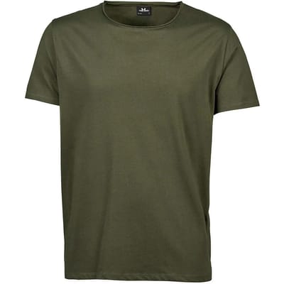 Tee Jays - MenÂ´s Raw-Edge Tee - Olive maat XXL