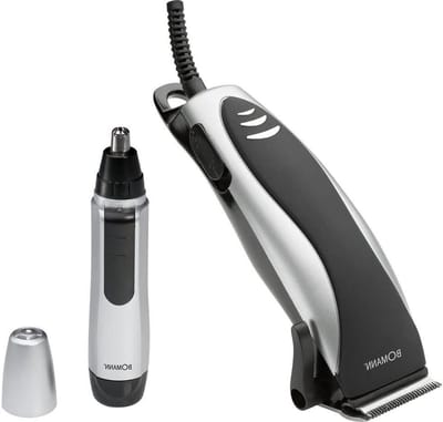 Haartrimmer - Tondeuse trimmer - Persoonlijke verzorging - Kapper kwaliteit - 200 gram - Zwart grijs