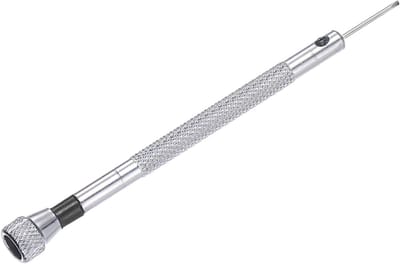 Mini Slotted Screwdriver 1mm - 90mm Lange Carbon Stalen Platte Schroevendraaier met Antislip Handvat voor Brillen, Horloges en Laptops