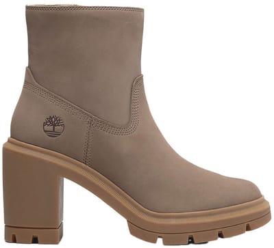 Timberland Allington Heights Mid Zip Up Boot Taupe Nubuck Taglia: 39.5 | Stivali Outlet | Donna | Nero
