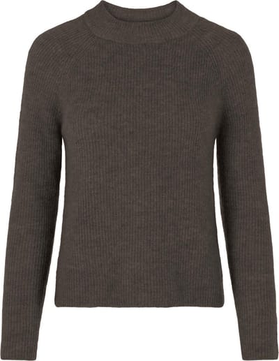 Pieces Trui Pcellen Ls O-neck Knit Noos Bc 17098262 Black Olive Dames Maat - XS