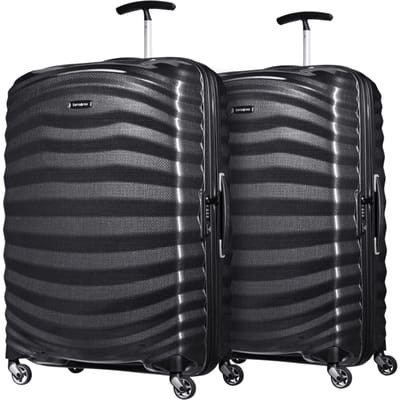Samsonite Lite-Shock Spinner 75cm Duo Pack Black