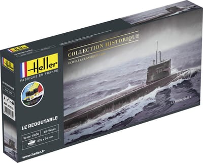 Heller - 1/400 Starter Kit U-boot S/m Le Redoutablehel57075 - modelbouwsets, hobbybouwspeelgoed voor kinderen, modelverf en accessoires