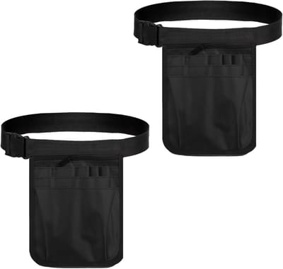 Set van 2 Verpleegtas 25 x 18 cm Met Verstelbare Schouderband, Organizer met Meerdere Compartimenten, Ideaal voor Verpleegkundigen en Zorgprofessionals