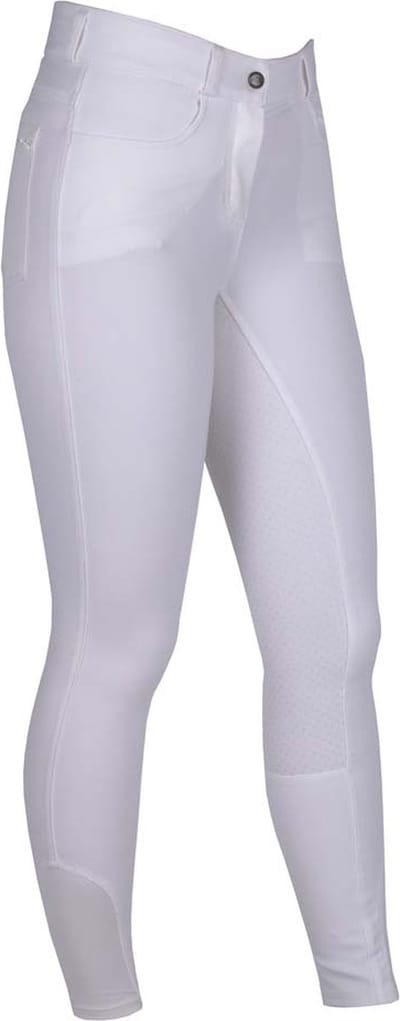 Mondoni Sada High Waist Full Grip Rijbroek - Maat: 40 - Wit - Polyester