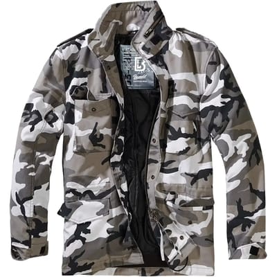 Brandit - M65 Field Jacket - S - Wit/Grijs