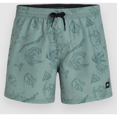 O'Neill Mix & Match Cali Print 15'' Boardshorts groen